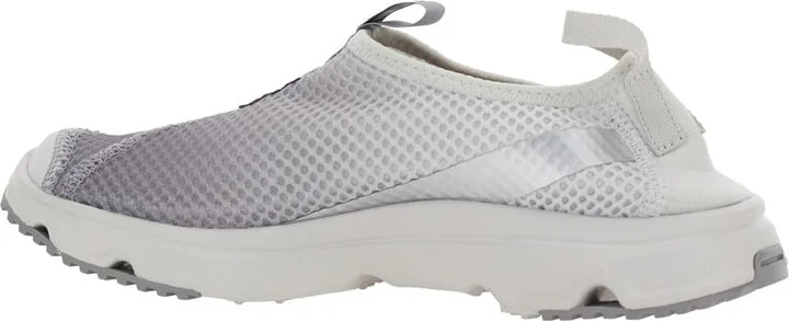 'rx Moc 3.0' Grey Sneakers With Mesh Design And Printed Logo On The Front And Side In Fabric Unisex - Image 3