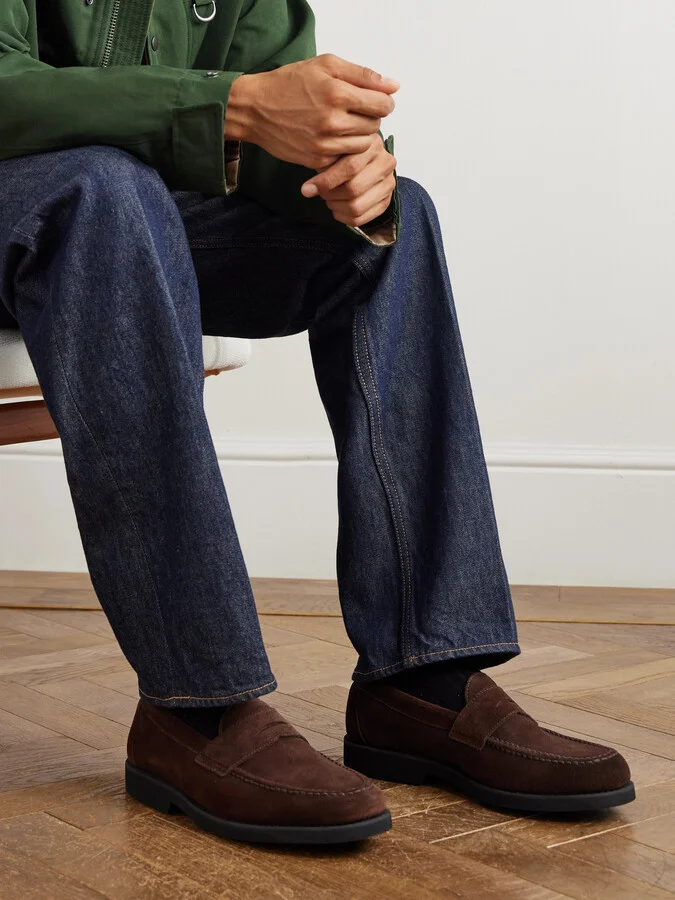 Ryan Suede Penny Loafers - Image 2