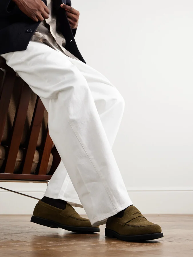 Ryan Suede Penny Loafers - Image 2