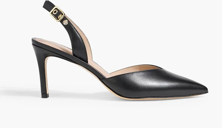 Ryder 75 leather slingback pumps
