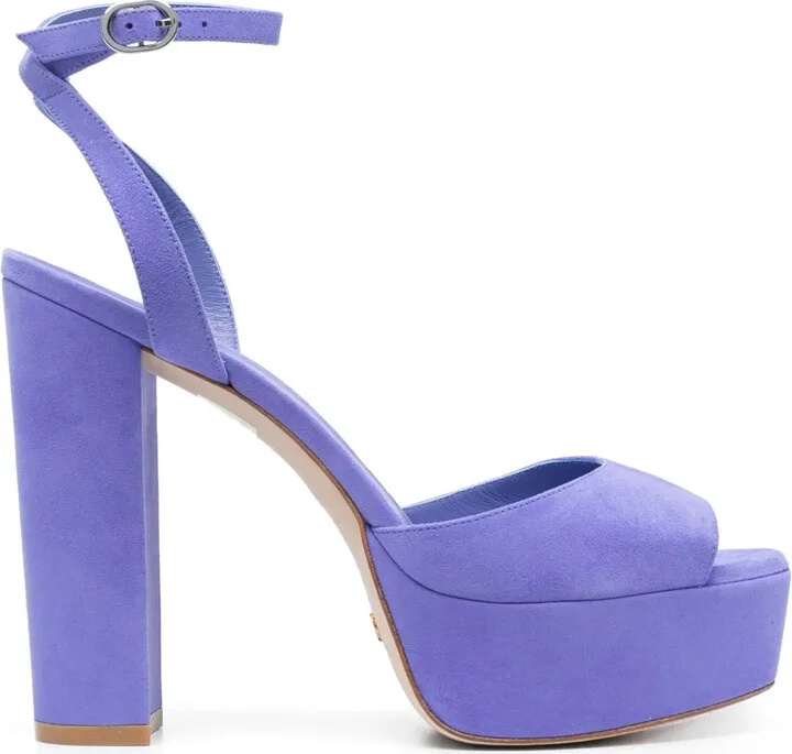 Ryder II 125mm suede platform sandals