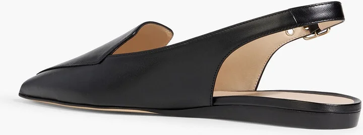 Ryder leather slingback point-toe flats - Image 3
