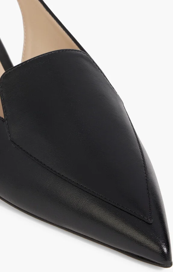 Ryder leather slingback point-toe flats - Image 4