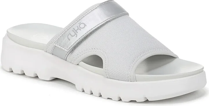 White/Silver Metallic