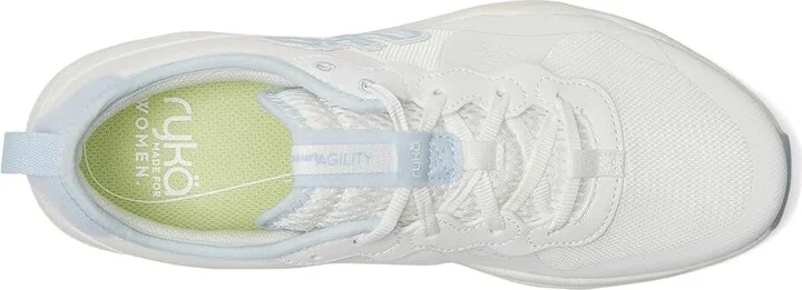 Ryka Court Agility Cross Training Women's Running Shoes White/Skyrise Blue : 12 B - Medium, Synthetic - Image 2