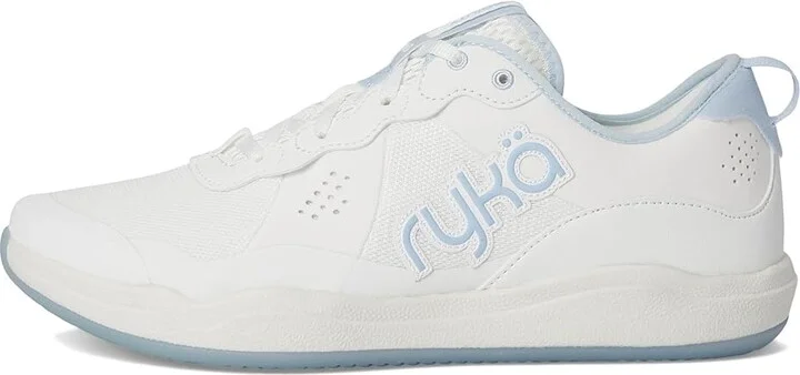Ryka Court Agility Cross Training Women's Running Shoes White/Skyrise Blue : 12 B - Medium, Synthetic - Image 6