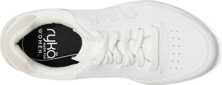 Ryka Courtside Women's Shoes White : 9.5 B - Medium, Leather - Image 2