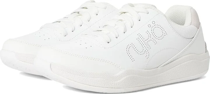 Ryka Courtside Women's Shoes White : 9.5 B - Medium, Leather