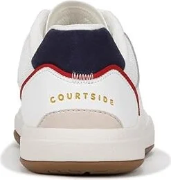 Ryka Courtside Women's Shoes White Navy : 9.5 D - Wide, Leather - Image 4