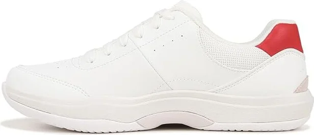 Ryka Courtside Women's Shoes White Red : 11 B - Medium, Leather - Image 5