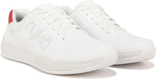 Ryka Courtside Women's Shoes White Red : 11 B - Medium, Leather