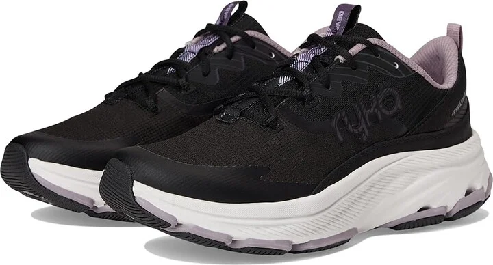Ryka Devoted RS Walking Shoe Women's Shoes Black Mesh Fabric : 5.5 B - Medium, Textile