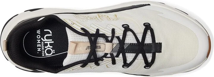 Ryka Devoted RS Walking Shoe Women's Shoes White Alyssum Knit Fabric : 8 B - Medium, Textile - Image 2