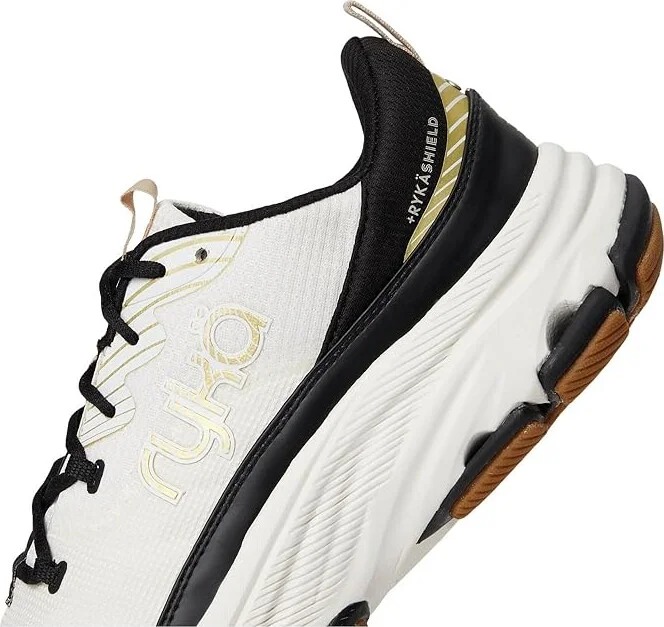 Ryka Devoted RS Walking Shoe Women's Shoes White Alyssum Knit Fabric : 8 B - Medium, Textile - Image 7