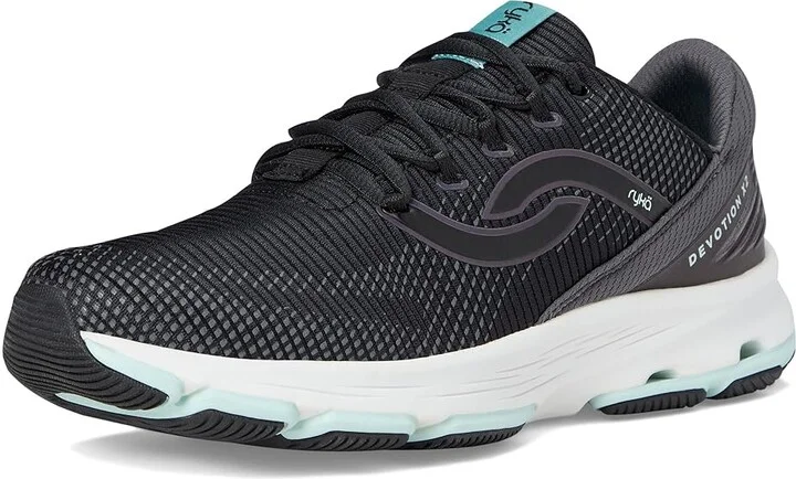 Ryka Devotion X 2 Walking Sneakers Women's Walking Shoes Black : 12 D - Wide, Textile - Image 5