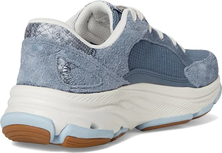 Ryka Devotion X Max Classic Walking Shoe Women's Shoes Flintstone Blue Fabric : 7 B - Medium, Leather/Synthetic/Textile - Image 4