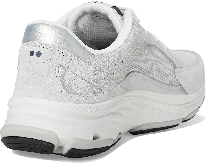 Ryka Devotion X Max Classic Walking Shoe Women's Shoes Silver Fabric Leather : 6 B - Medium, Leather/Synthetic/Textile - Image 4
