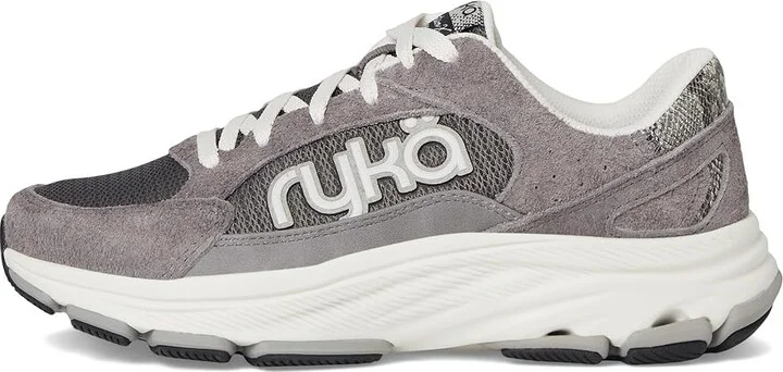 Ryka Devotion X Max Classic Walking Shoe Women's Shoes Sky Grey Fabric : 7.5 B - Medium, Leather/Synthetic/Textile - Image 6