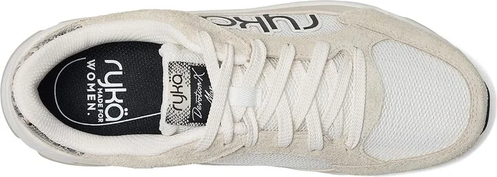 Ryka Devotion X Max Classic Walking Shoe Women's Shoes Snowline Taupe Fabric : 8.5 D - Wide, Leather/Synthetic/Textile - Image 2