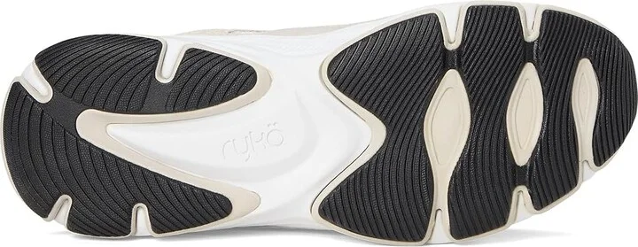 Ryka Devotion X Max Classic Walking Shoe Women's Shoes Snowline Taupe Fabric : 8.5 D - Wide, Leather/Synthetic/Textile - Image 3