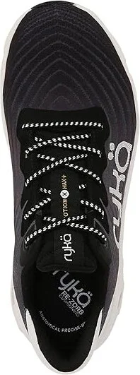 Ryka Devotion X Max Plus Walking Shoes Women's Shoes Black : 11 D - Wide, Rubber/Synthetic - Image 2