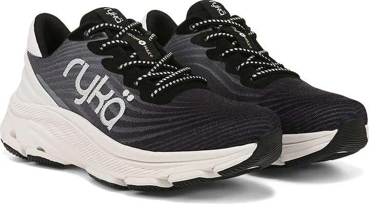 Ryka Devotion X Max Plus Walking Shoes Women's Shoes Black : 11 D - Wide, Rubber/Synthetic