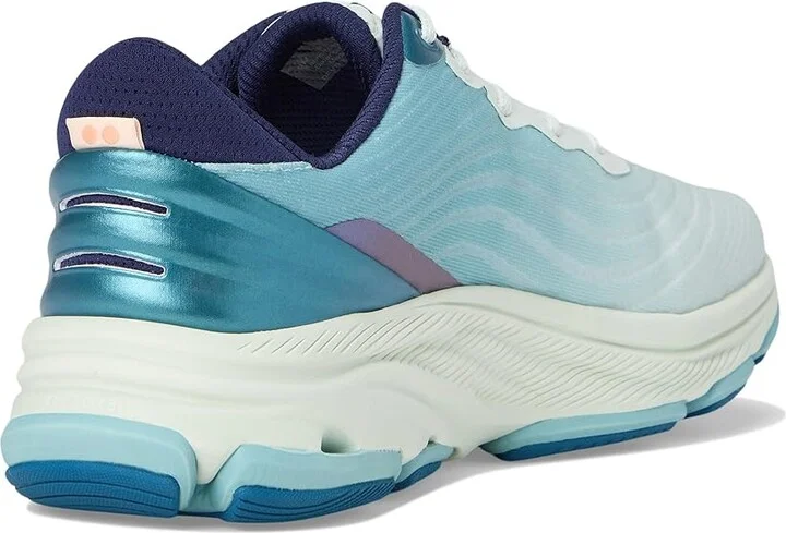 Ryka Devotion X Max Plus Walking Shoes Women's Shoes Icicle Green Mesh Fabric : 7.5 D - Wide, Rubber/Synthetic - Image 4