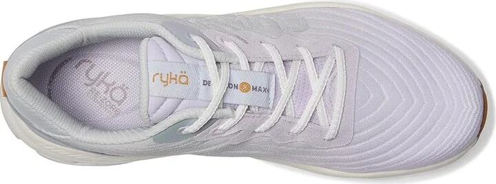 Ryka Devotion X Max Plus Walking Shoes Women's Shoes Soft Purple Mesh Fabric : 8.5 B - Medium, Rubber/Synthetic - Image 2
