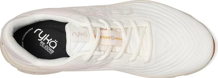 Ryka Devotion X Max Plus Walking Shoes Women's Shoes White Alyssum Fabric : 10 D - Wide, Rubber/Synthetic - Image 2