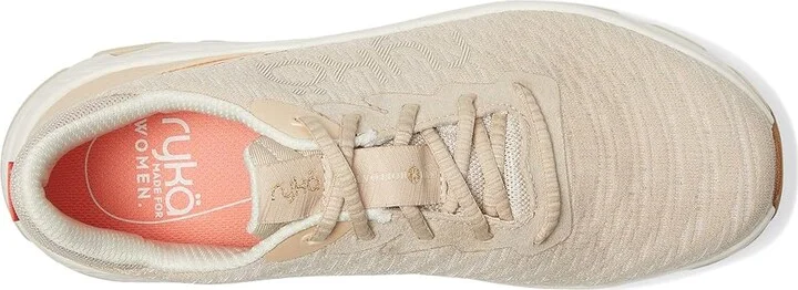 Ryka Devotion X Max RS Walking Shoe Women's Shoes Beige Tonal Metallic Mesh : 12 B - Medium, Synthetic - Image 2