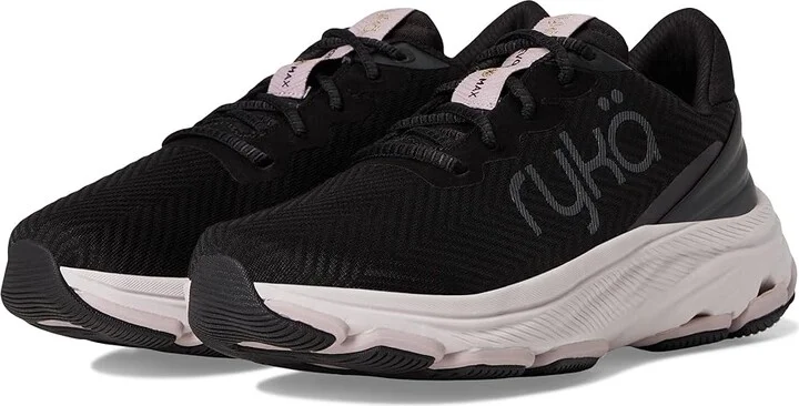 Ryka Devotion X Max RS Walking Shoe Women's Shoes Black Mesh Fabric : 8.5 D - Wide, Synthetic