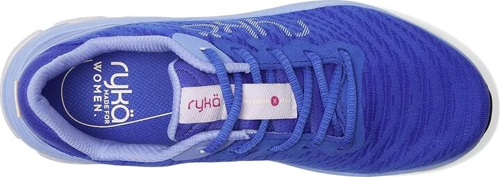 Ryka Devotion X Max RS Walking Shoe Women's Shoes Dazzling Blue Mesh Fabric : 5 B - Medium, Lace - Image 2