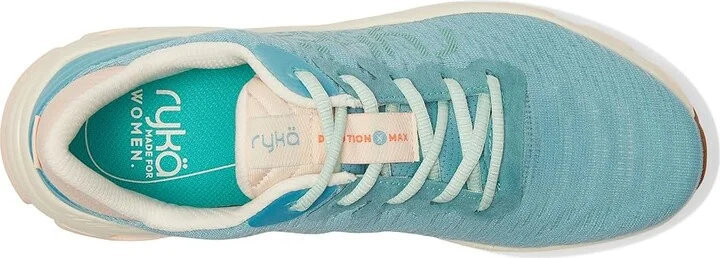 Ryka Devotion X Max RS Walking Shoe Women's Shoes Nile Blue Mesh Fabric : 6.5 B - Medium, Lace - Image 2