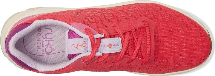 Ryka Devotion X Max RS Walking Shoe Women's Shoes Popstar Pink Mesh Fabric : 11 B - Medium, Lace - Image 2