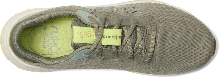 Ryka Devotion X Max RS Walking Shoe Women's Shoes Vetiver Green Mesh Fabric : 9.5 D - Wide, Synthetic - Image 2