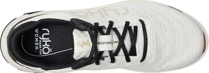 Ryka Devotion X Max RS Walking Shoe Women's Shoes White Black : 5 B - Medium, Synthetic - Image 2