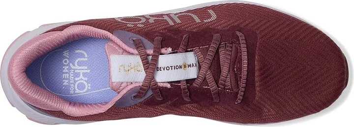 Ryka Devotion X Max RS Walking Shoe Women's Shoes Windsor Red Mesh Fabric : 7.5 B - Medium, Synthetic - Image 2