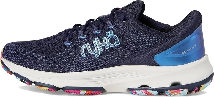 Ryka Devotion X Walking Shoe Women's Shoes Academy Blue : 6 D - Wide, Textile - Image 6