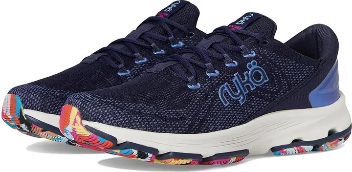Ryka Devotion X Walking Shoe Women's Shoes Academy Blue : 6 D - Wide, Textile