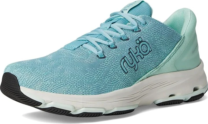Ryka Devotion X Walking Shoe Women's Shoes Nile Blue Mesh Fabric : 11 D - Wide, Textile - Image 5