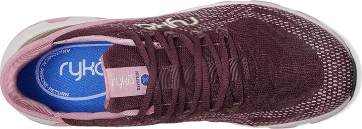 Ryka Devotion X Walking Shoe Women's Shoes Purple Fig Mesh Fabric : 7.5 D - Wide, Textile - Image 2