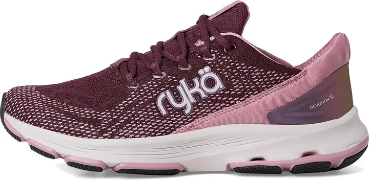 Ryka Devotion X Walking Shoe Women's Shoes Purple Fig Mesh Fabric : 7.5 D - Wide, Textile - Image 6