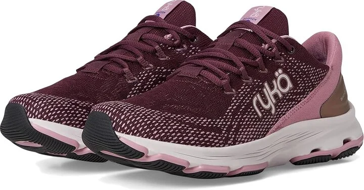 Ryka Devotion X Walking Shoe Women's Shoes Purple Fig Mesh Fabric : 7.5 D - Wide, Textile