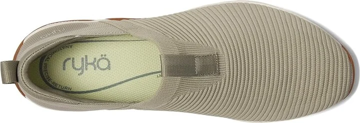 Ryka Echo Knit Slip On Sneaker Women's Shoes Abbey Green Knit Fabric : 8.5 B - Medium, Synthetic - Image 2