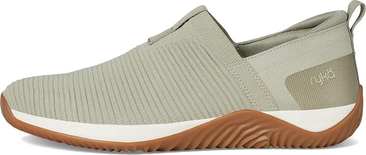 Ryka Echo Knit Slip On Sneaker Women's Shoes Abbey Green Knit Fabric : 8.5 B - Medium, Synthetic - Image 6