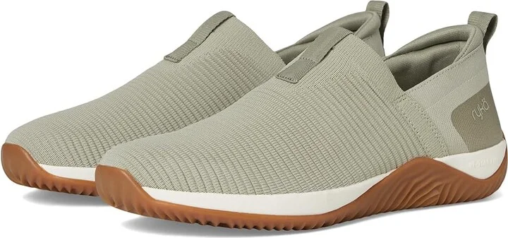 Ryka Echo Knit Slip On Sneaker Women's Shoes Abbey Green Knit Fabric : 8.5 B - Medium, Synthetic