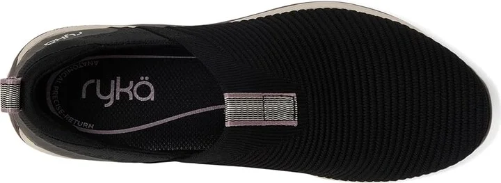 Ryka Echo Knit Slip On Sneaker Women's Shoes Black : 9.5 D - Wide, Synthetic - Image 2