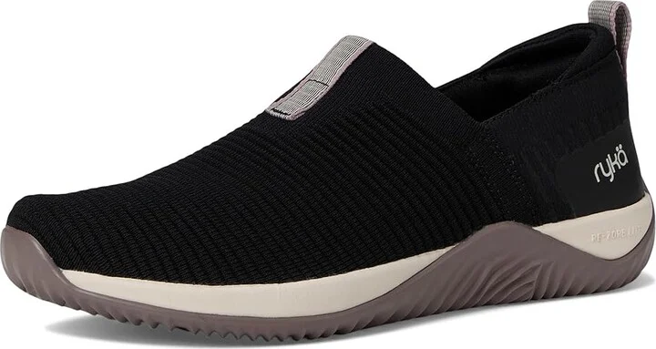 Ryka Echo Knit Slip On Sneaker Women's Shoes Black : 9.5 D - Wide, Synthetic - Image 5