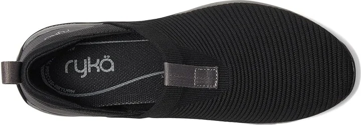 Ryka Echo Knit Slip On Sneaker Women's Shoes Black : 9.5 D - Wide, Synthetic - Image 2