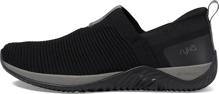 Ryka Echo Knit Slip On Sneaker Women's Shoes Black : 9.5 D - Wide, Synthetic - Image 6